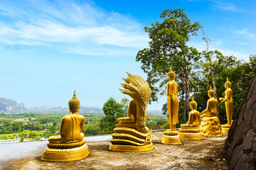 Buddha statue on Guan Yin Bodhisattva Mountain in Krabi Thailand