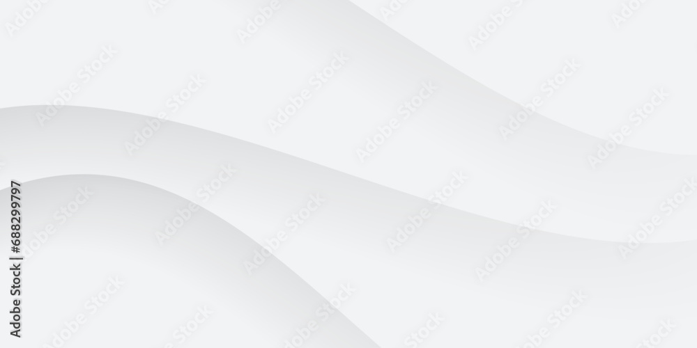 Wall mural modern abstract with white background and wave pattern.