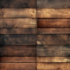 High Quality Dark brown wooden plank background, wallpaper. Old grunge dark textured wooden background