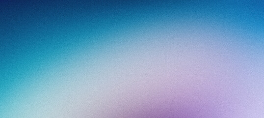 Blue purple abstract grainy gradient background poster backdrop noise texture webpage header or banner design - obrazy, fototapety, plakaty