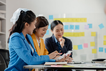 Calculate the numbers according to the report sent to the meeting, They are calculating the taxes they have to pay, They are having a meeting about the company's income and expenses,