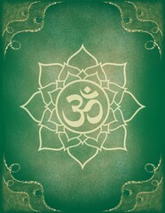Ohm / Om Design Traditional greeting 