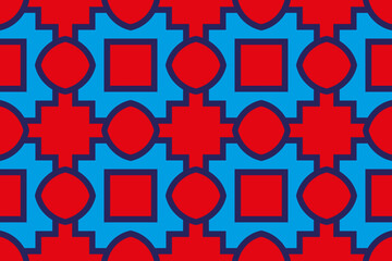 Pattern with abstract geometric style. Abstract geometric pattern. A seamless background.