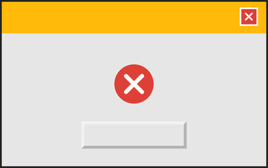 user interface warning message, pc dialog box