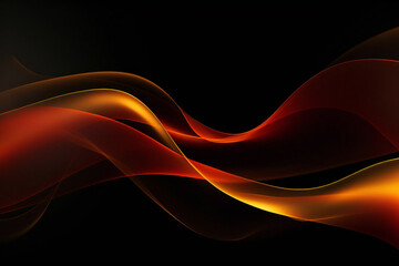 Fototapeta premium fantastic yellow light background, Generative AI 