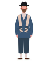 jewish man in traditional clothes