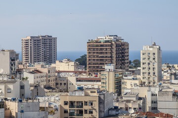 Fototapeta na wymiar view of the ipanema neighborhood in Rio de Janeiro.