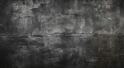 long banner panorama background texture concrete stone anthracite grey black dark surface grunge structure abstract design
