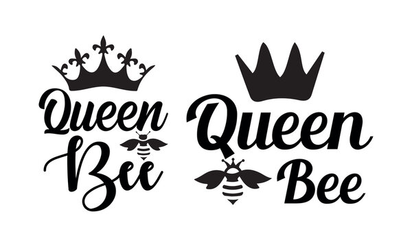 Queen Bee Vector and Clip Art