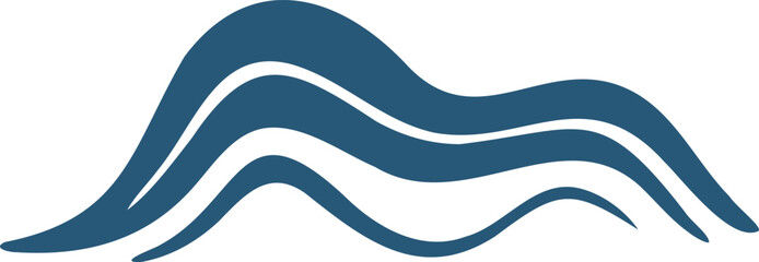 Snowdrift shape vector illustration. Abstract snowdrift silhouette and snow landscape design elements