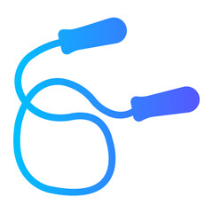 jumping rope Gradient icon