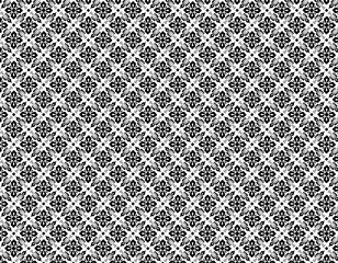 和柄の背景素材　小葵/黒　2