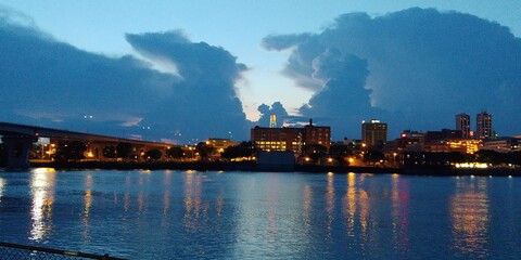 Naklejka premium View of the city