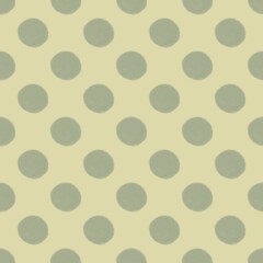 Polka dot pattern with dark green dots green background in the style of minimalist colour field, classic motif.