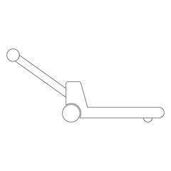 Hand pallet icon vector