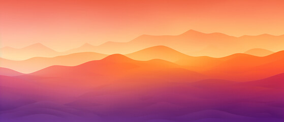 Obraz premium Desert Sunset Harmony
