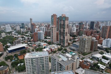 Obraz premium Aerial views from over Barranquilla, Colombia