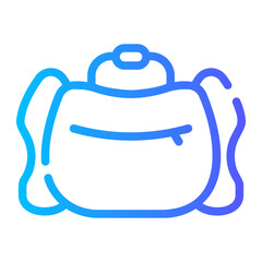 gym bag Line Gradient Icon