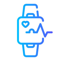 smartwatch Line Gradient Icon