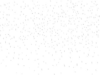 Fototapeta na wymiar Snow on transparent background vector illustration. Falling snow texture design element.