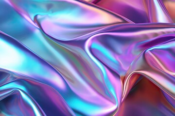 fabric multicolored bright pearl mother Shiny background Iridescent light abstract texture holographic art modern hologram motion colourful purple blue