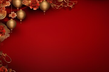 luxury Chinese new year background with copy space for text