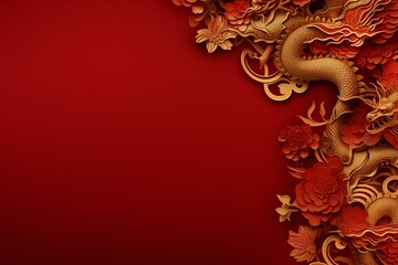 luxury Chinese new year background with copy space for text