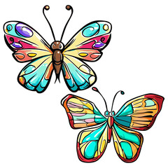 Butterfly picture, It's an animal illustration used in common applications 