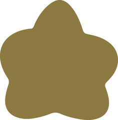 Abstract star shape vector illustration. Star silhouette design elements