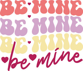 Retro Valentine's Day SVG design cut files