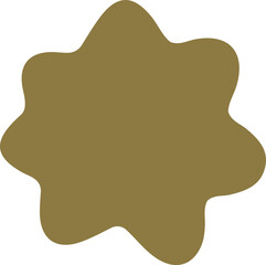 Abstract star shape vector illustration. Star silhouette design elements