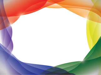 Abstract and colorful background with rainbow colors and glows, Vector illustration