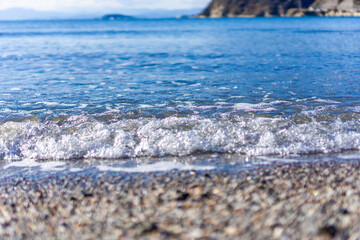 神奈川県の逗子海岸