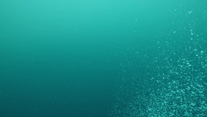 Drowning, Last breath deep underwater. 