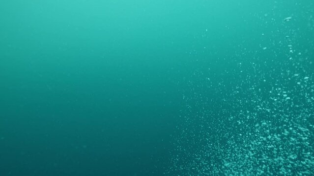 Drowning, Last breath deep underwater. 