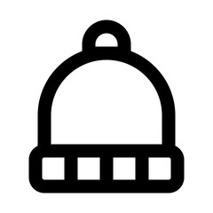 Beanie Hat Line UI Icons
