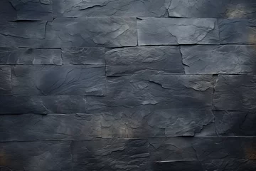 Fotobehang wall slate stone Dark grey background wallpaper decoration rough dirty messy steel stamp cement stain spotted corrosion concrete obsolete revival fashion abstract ragged retro old © akkash jpg