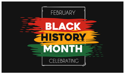 Black History Month, february. Organic elements. Artistic patterns.