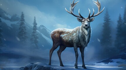 Caribou deer are also called deer that live in norther
