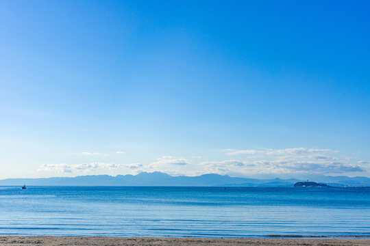 神奈川県の逗子海岸