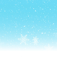 Fototapeta na wymiar falling Snowfall, Winter snowflakes background