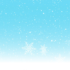 falling Snowfall, Winter snowflakes background