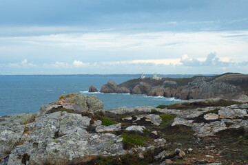 Joli paysage de mer sur la presqu'île de Crozon - Bretagne France