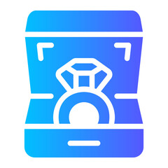 ring box Gradient icon