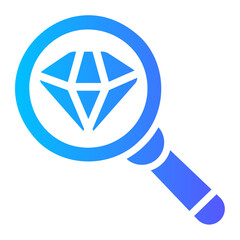 magnifying glass Gradient icon