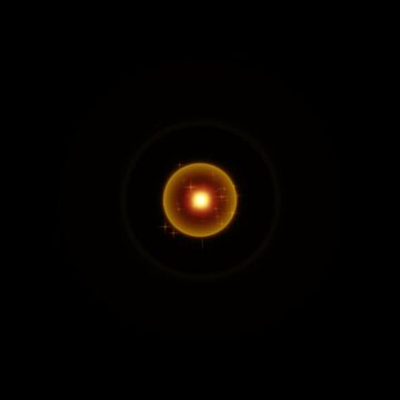 Light effect Explosion, Game Effect, Impact Effect on green screen.