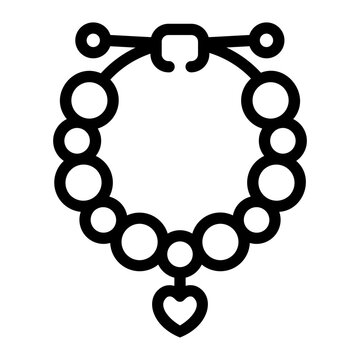 Beads Line Icon