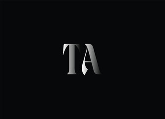 TA letter logo design and initial logo