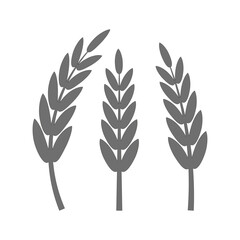 spikelet icon. Vector illustration. EPS 10.