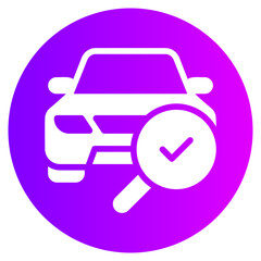 Obraz premium search gradient icon